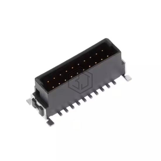 ESMC-M-20-SGS-SMT-A-PP-T/R - Adam Tech - Rectangular Connectors - Headers, Male Pins