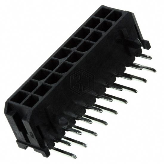 0430451800 - Molex - Rectangular Connectors - Headers, Male Pins