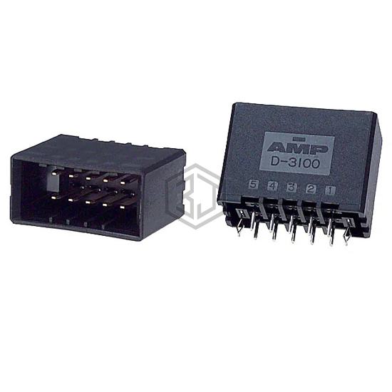 178325-2 - TE Connectivity AMP Connectors - Rectangular Connectors - Headers, Male Pins