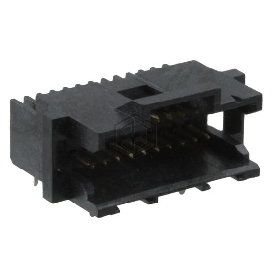 104069-1 - TE Connectivity AMP Connectors - Rectangular Connectors - Headers, Male Pins