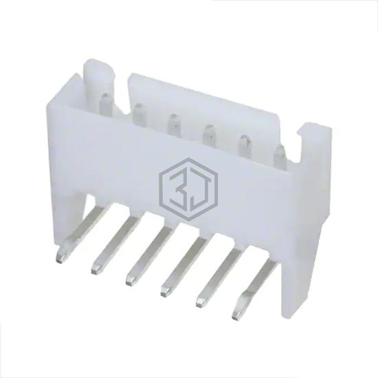 25SH-B-06-TR - Adam Tech - Rectangular Connectors - Headers, Male Pins