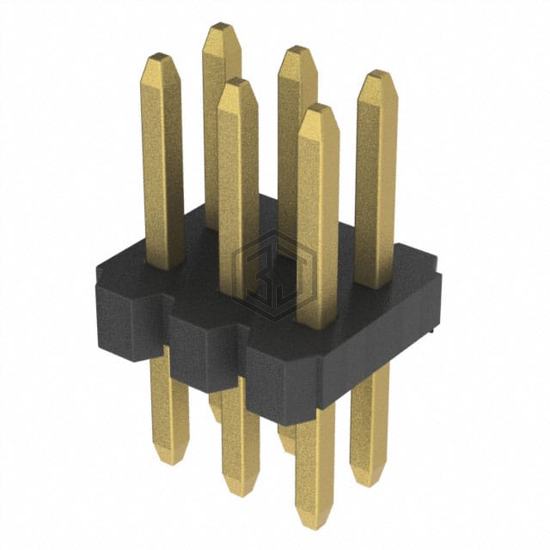 HPH2-A-06-UA - Adam Tech - Rectangular Connectors - Headers, Male Pins