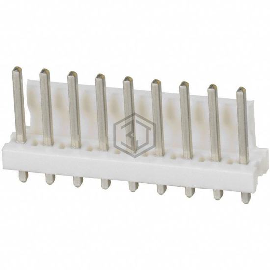 640445-9 - TE Connectivity AMP Connectors - Rectangular Connectors - Headers, Male Pins