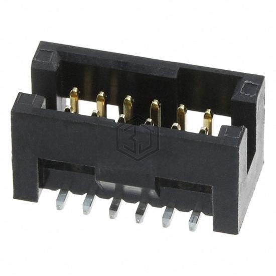 20021221-00012C4LF - Amphenol ICC (FCI) - Rectangular Connectors - Headers, Male Pins