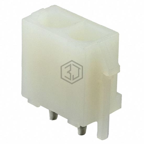 641963-1 - TE Connectivity AMP Connectors - Rectangular Connectors - Headers, Male Pins
