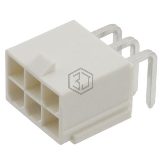 0874270602 - Molex - Rectangular Connectors - Headers, Male Pins