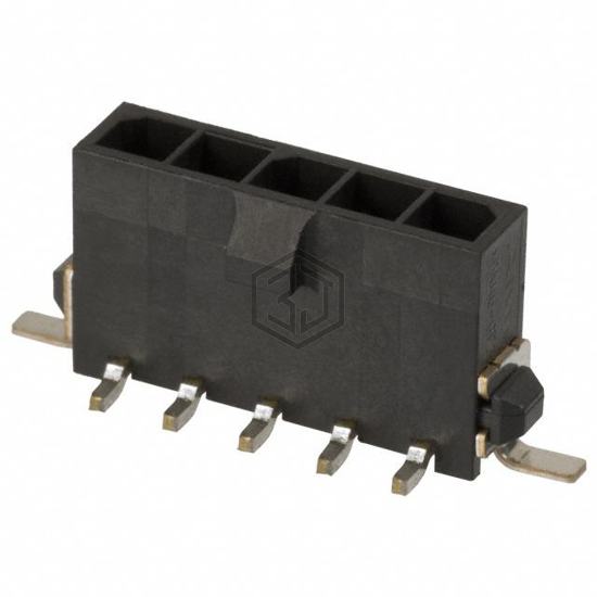 2-1445053-5 - TE Connectivity AMP Connectors - Rectangular Connectors - Headers, Male Pins