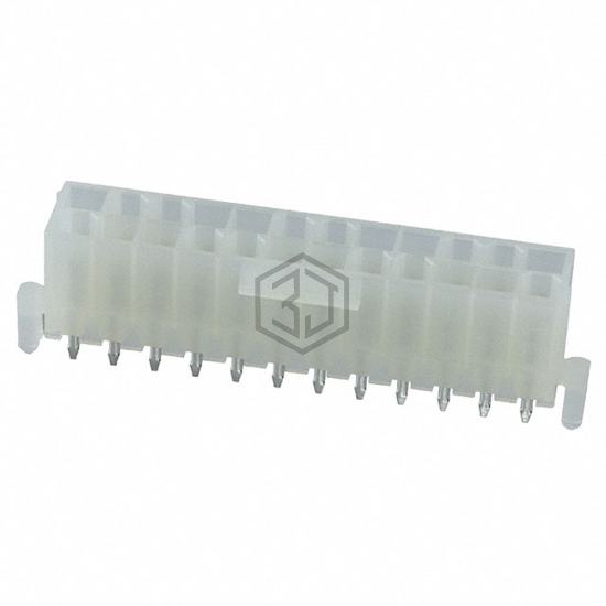0442060001 - Molex - Rectangular Connectors - Headers, Male Pins