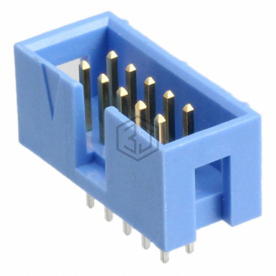2-1761679-3 - TE Connectivity AMP Connectors - Rectangular Connectors - Headers, Male Pins