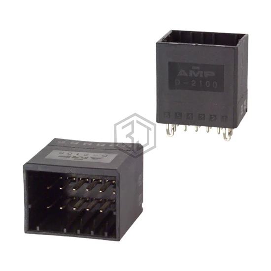 1318126-1 - TE Connectivity AMP Connectors - Rectangular Connectors - Headers, Male Pins
