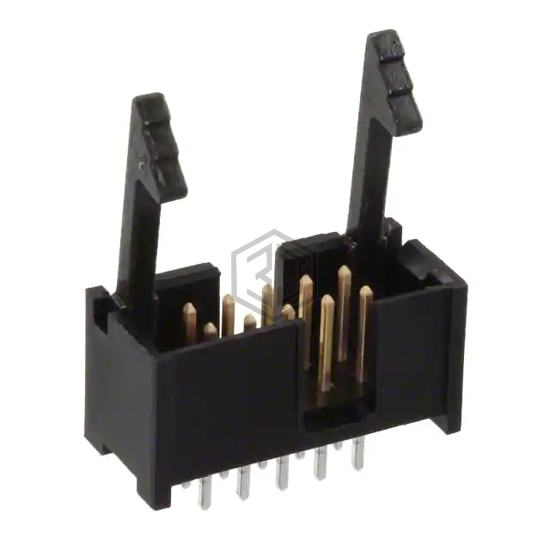 104128-1 - TE Connectivity AMP Connectors - Rectangular Connectors - Headers, Male Pins