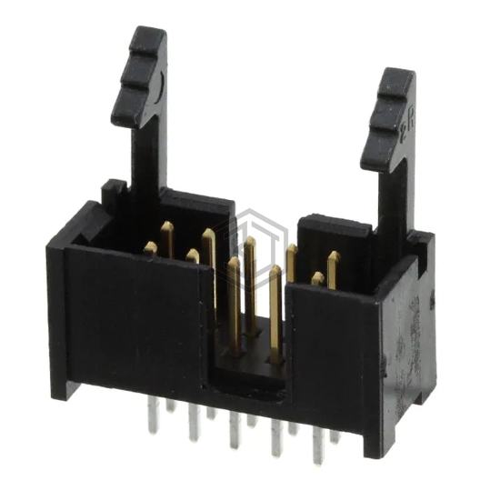 104313-1 - TE Connectivity AMP Connectors - Rectangular Connectors - Headers, Male Pins