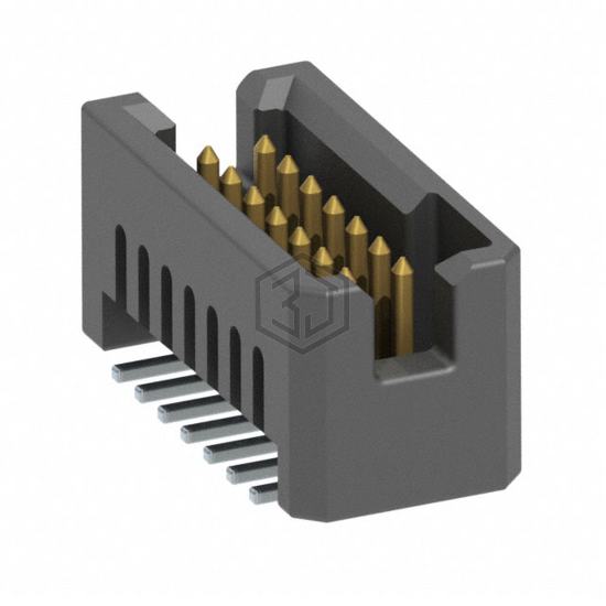 TFM-107-02-L-D-K-TR - Samtec Inc. - Rectangular Connectors - Headers, Male Pins