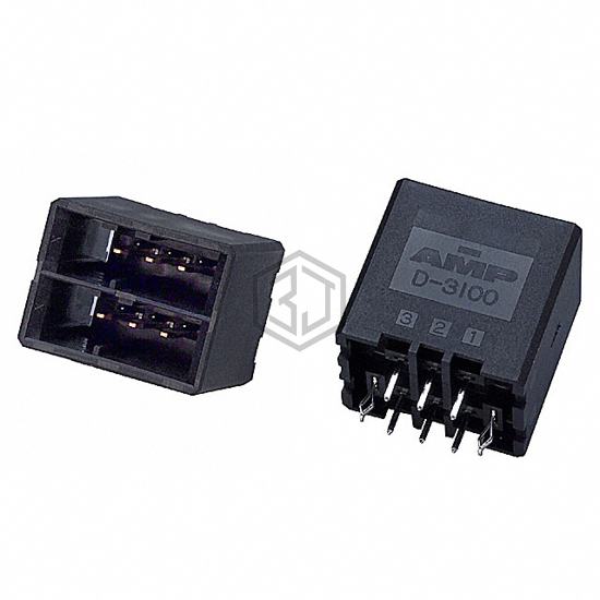 1-178141-3 - TE Connectivity AMP Connectors - Rectangular Connectors - Headers, Male Pins