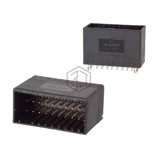 1318127-1 - TE Connectivity AMP Connectors - Rectangular Connectors - Headers, Male Pins