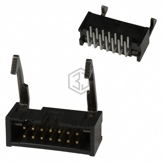 1761607-5 - TE Connectivity AMP Connectors - Rectangular Connectors - Headers, Male Pins