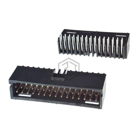 6-103166-3 - TE Connectivity AMP Connectors - Rectangular Connectors - Headers, Male Pins