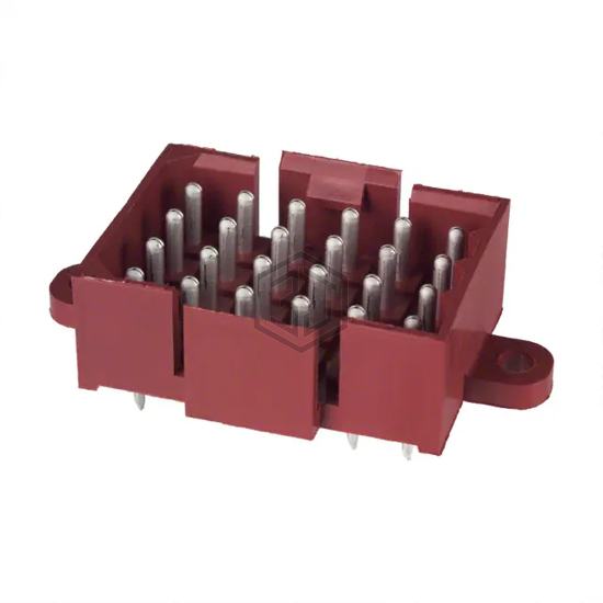 206763-1 - TE Connectivity AMP Connectors - Rectangular Connectors - Headers, Male Pins