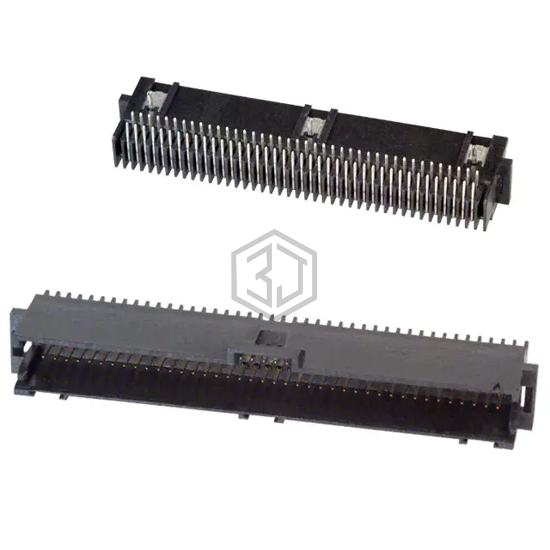 104069-3 - TE Connectivity AMP Connectors - Rectangular Connectors - Headers, Male Pins