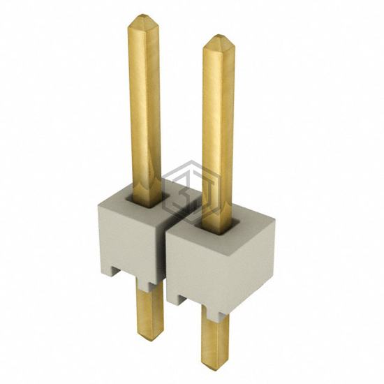 HTSW-102-23-G-S - Samtec Inc. - Rectangular Connectors - Headers, Male Pins