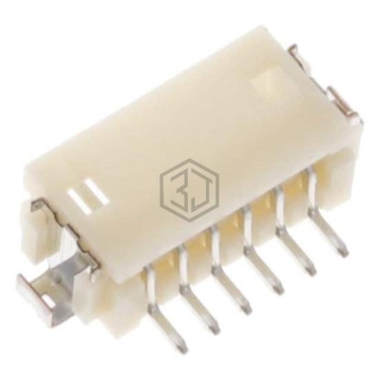 DF13A-6P-1.25H(75) - Hirose Electric Co Ltd - Rectangular Connectors - Headers, Male Pins