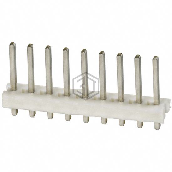 640383-9 - TE Connectivity AMP Connectors - Rectangular Connectors - Headers, Male Pins