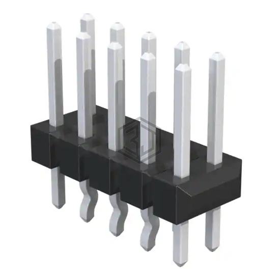 0702871003 - Molex - Rectangular Connectors - Headers, Male Pins