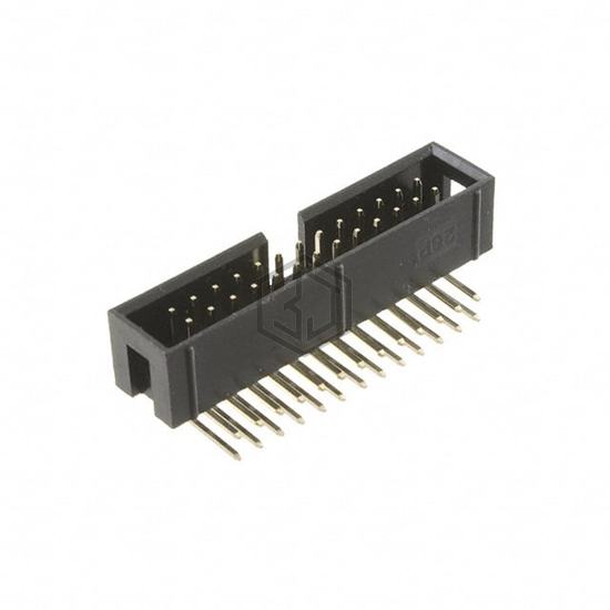 BHR-26-HUA - Adam Tech - Rectangular Connectors - Headers, Male Pins