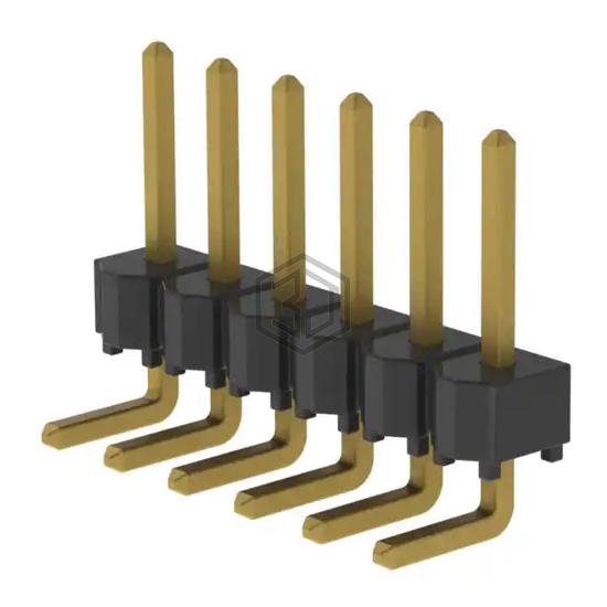 HTSW-106-08-G-S-RA - Samtec Inc. - Rectangular Connectors - Headers, Male Pins
