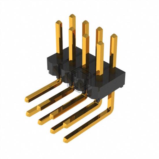 TSW-104-22-G-D-RA - Samtec Inc. - Rectangular Connectors - Headers, Male Pins