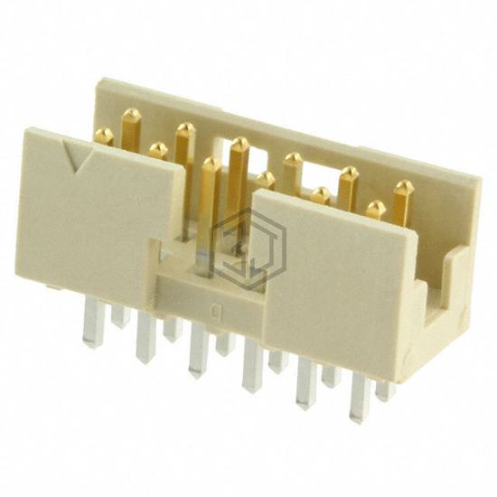 98414-F06-12ULF - Amphenol ICC (FCI) - Rectangular Connectors - Headers, Male Pins