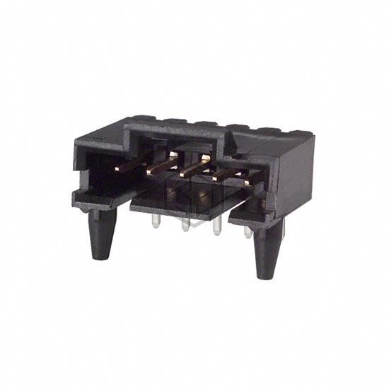 104361-4 - TE Connectivity AMP Connectors - Rectangular Connectors - Headers, Male Pins