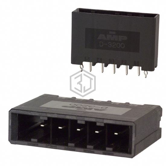 1-316132-5 - TE Connectivity AMP Connectors - Rectangular Connectors - Headers, Male Pins