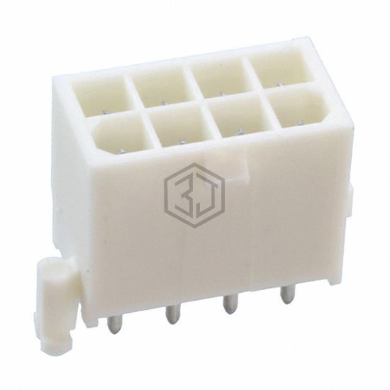 794073-1 - TE Connectivity AMP Connectors - Rectangular Connectors - Headers, Male Pins