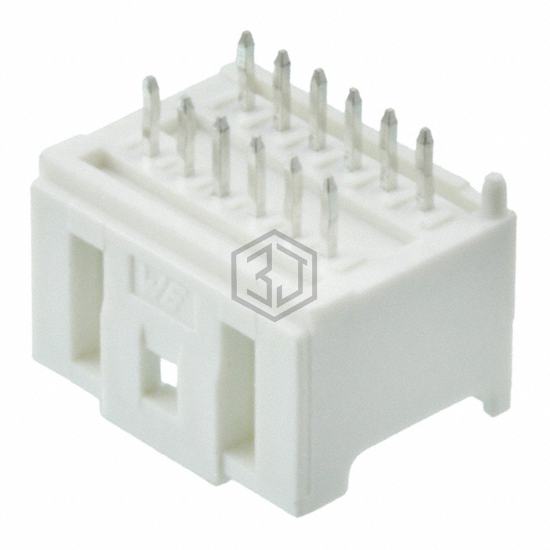 62401221622 - Würth Elektronik - Rectangular Connectors - Headers, Male Pins