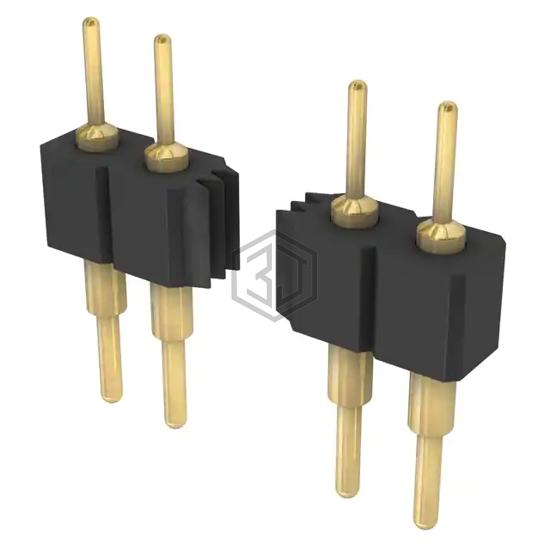 351-10-114-00-004101 - Preci-Dip - Rectangular Connectors - Headers, Male Pins