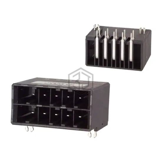 1-316080-5 - TE Connectivity AMP Connectors - Rectangular Connectors - Headers, Male Pins