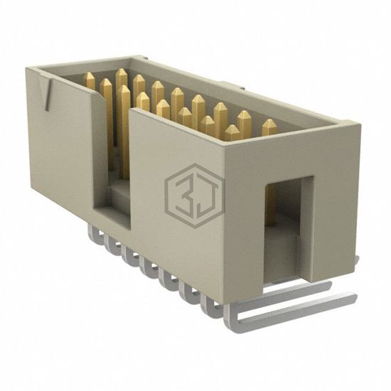 HTST-108-04-L-D-RA - Samtec Inc. - Rectangular Connectors - Headers, Male Pins