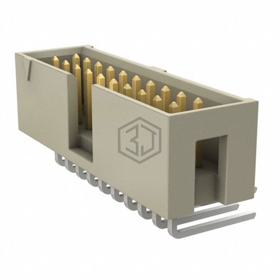 HTST-110-04-L-D-RA - Samtec Inc. - Rectangular Connectors - Headers, Male Pins