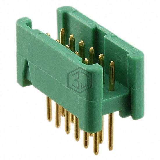 G125-MV11205L0P - Harwin Inc. - Rectangular Connectors - Headers, Male Pins