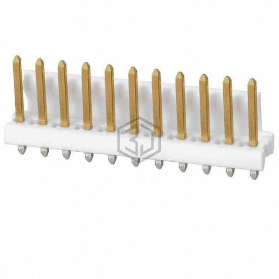 4-641208-1 - TE Connectivity AMP Connectors - Rectangular Connectors - Headers, Male Pins