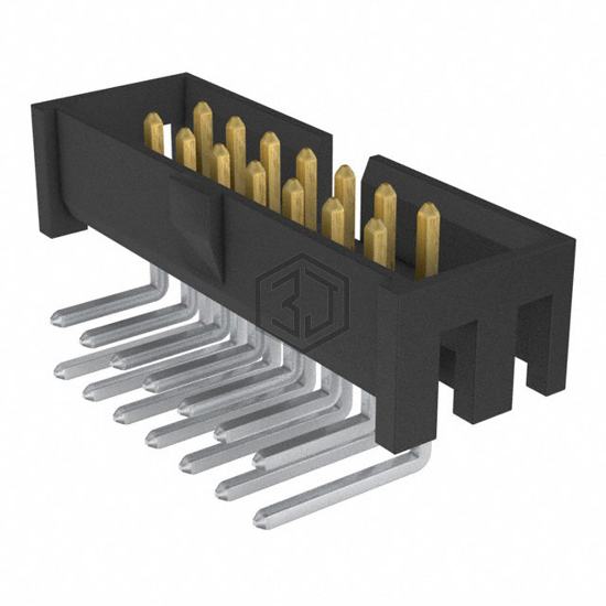 STMM-107-02-S-D-RA - Samtec Inc. - Rectangular Connectors - Headers, Male Pins