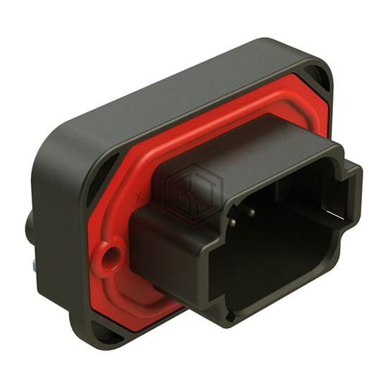 AT13-08PB-BM03 - Amphenol Sine Systems Corp - Rectangular Connectors - Headers, Male Pins