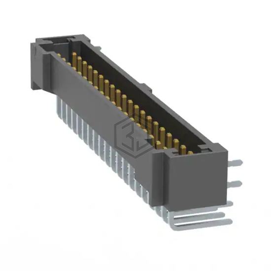 T2M-120-01-L-D-RA-WT - Samtec Inc. - Rectangular Connectors - Headers, Male Pins