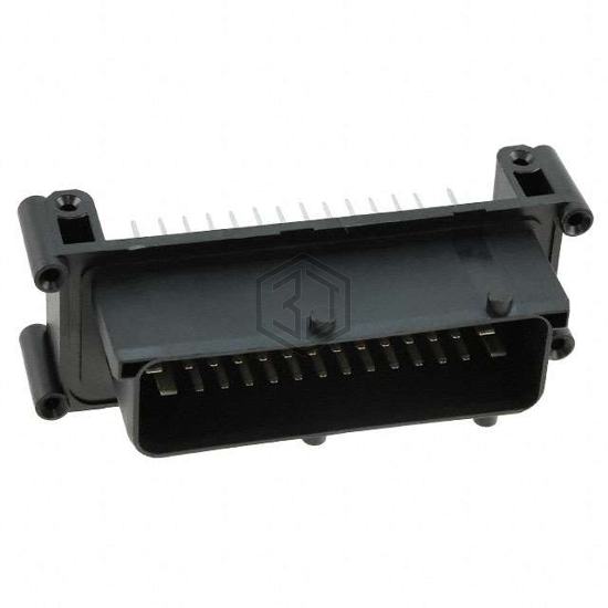 1-1718093-1 - TE Connectivity AMP Connectors - Rectangular Connectors - Headers, Male Pins