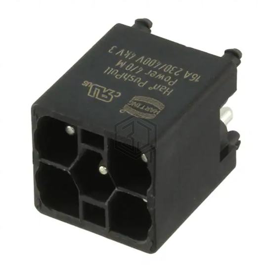 09350023004 - HARTING - Rectangular Connectors - Headers, Male Pins