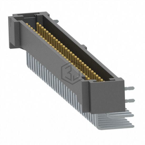T2M-130-01-L-D-RA-WT - Samtec Inc. - Rectangular Connectors - Headers, Male Pins