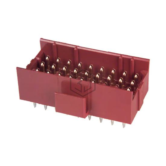 2-640506-4 - TE Connectivity AMP Connectors - Rectangular Connectors - Headers, Male Pins