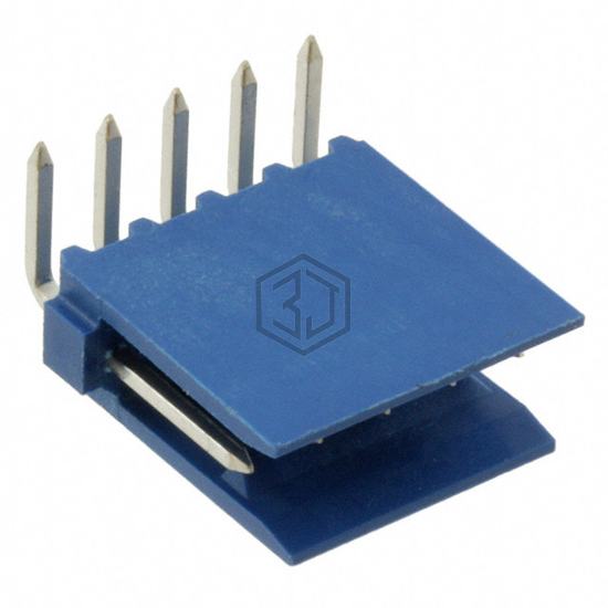 281698-5 - TE Connectivity AMP Connectors - Rectangular Connectors - Headers, Male Pins