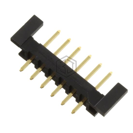 HNC2-2.5P-6DS(01) - Hirose Electric Co Ltd - Rectangular Connectors - Headers, Male Pins